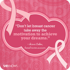 Don't let breast cancer take away the motivation to achieve your ...