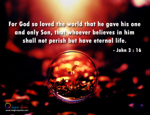 God so Loved the World