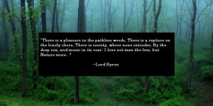 Lord Byron Quote About Nature