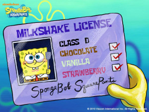 Cute Spongebob Quotes Spongebob's milkshake lisence,