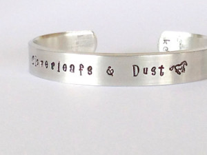 Personalized Bracelet Barrel Racing Sayings Quotes Equestrian ...
