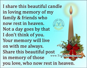 In loving memory of my family and friends.