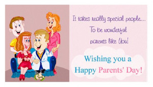 Happy Parents Day 2014 Wishes Card, Greetings Card and Text Messages