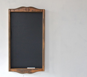Framed Chalkboard - Kitchen Menu Chalkboard - Rustic Modern Decor ...