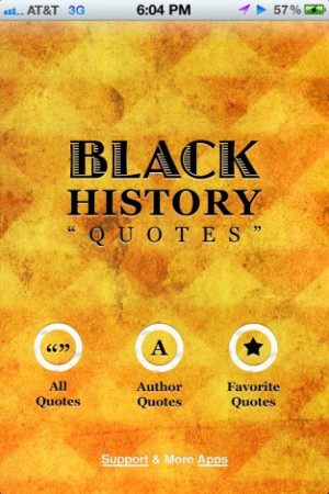 Ver maior - Black History Quotes para captura de ecrã iPhone