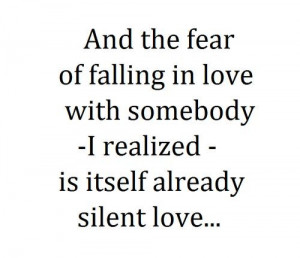Quotes about not falling in love too fast
