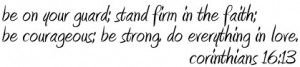 Stand Firm Quot Corinthians...