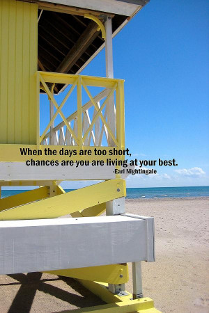 Beach Day Quote Photograph