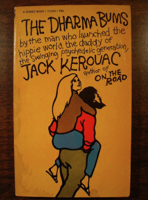 Some cool covers over the years: The Dharma Bums, by Jack Kerouac.