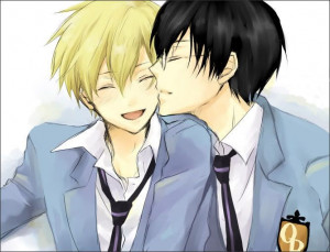 Kyoya and Tamaki ouran high school host club