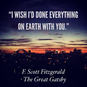 Scott Fitzgerald did not actually include this quote in his famous ...