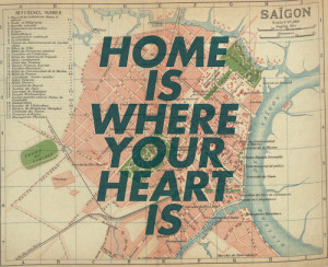 Home Is Where Your Heart Is ~ Love Quote