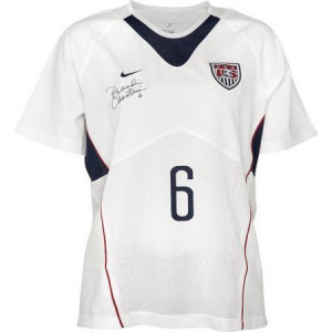 Brandi Chastain Autographed Jersey | Details: Team USA, White
