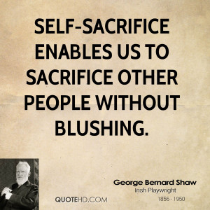 Self Sacrifice Quotes