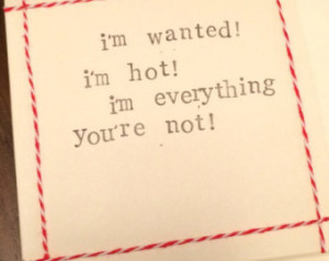 ... you're not! Bring It On film quote handmade card (blank inside