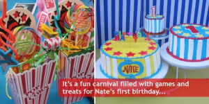 circus themed birthday party ideas