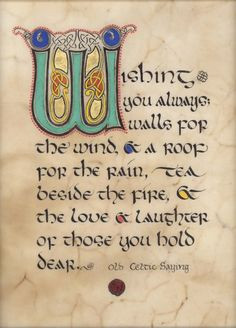 ... Irish Sayings | Old Celtic Saying / Artist: Kevin Dillon | Irish/Scot