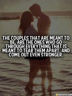 The Couples That Are Meant To Be..
