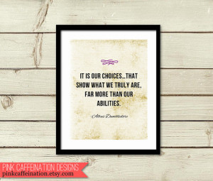 Inspirational Quote Print for New Graduates - Harry Potter Quote from ...
