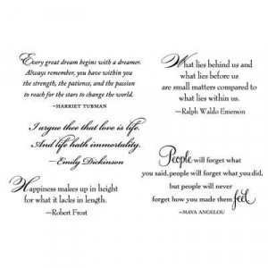 Close To My Heart Stamp Set-Scrapbook Statements - Poets
