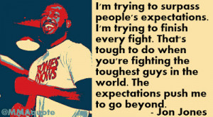 Jon Jones on surpassing expectations