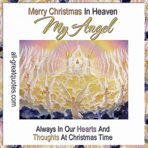 Merry Christmas In Heaven My Angel 3