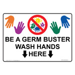 Hand Washing > Wash Hands > Sign