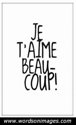 Love quotes in french