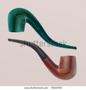 Vintage Wooden Tobacco Pipes