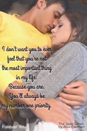 Quote from FOREVER YOU by Allie Everhart