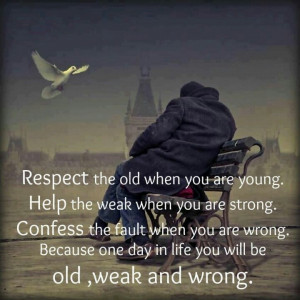 Respect, help & confess