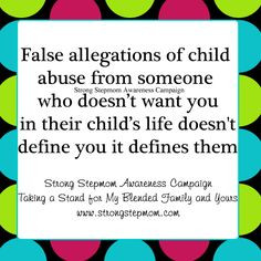 My husband's ex wife falsely accused me of child abuse just to get me ...