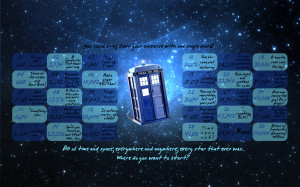 Doctor Who NaNo calendar? (request)