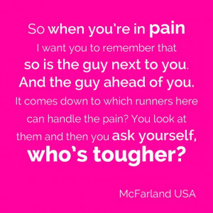 ... quote. As a runner, it spoke to me. As an entrepreneur who's been