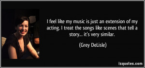 ... like scenes that tell a story... it's very similar. - Grey DeLisle