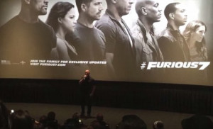 ... ! Vin Diesel Pays Tribute To Paul Walker At LA Screening Of Furious 7