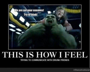 DRUNK FRIENDS | funny demotivational poster