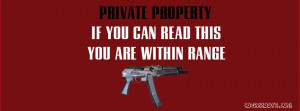 Private Property Facebook Timeline Cover