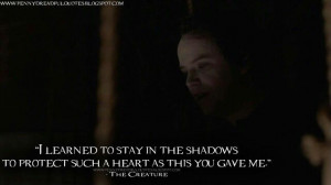 learned to stay in the shadows..Penny Dreadful quote
