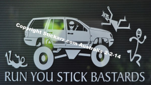 about Jeep Cherokee Series Funny Run You Stick Bastards Stick Family ...