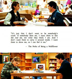 the perks of being a wallflower quote movie sam charlie logan lerman ...