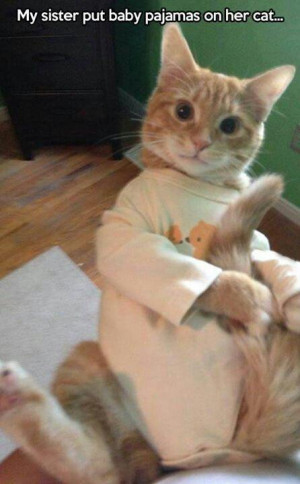 Baby pajamas cat