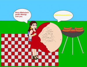 Wario and Pauline's Date by Marioman94