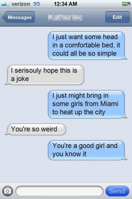 HERE’S WHAT HAPPENS WHEN YOU TEXT DRAKE LYRICS TO YOUR EX