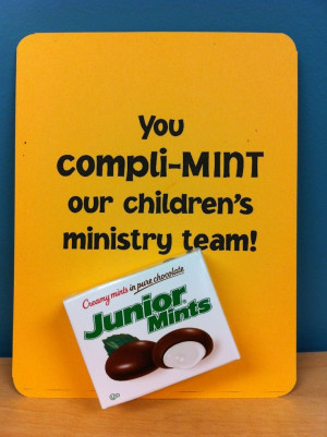 Church Volunteer Appreciation Gifts | Children's Ministry teacher or ...