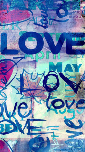 Wallpapers of Love Hearts iPhone 5s wallpaper