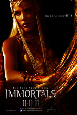Immortals Character Poster - Athena