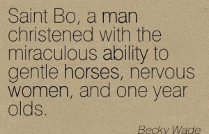 Saint Bo, A Man Christened With The Miraculous Ability To Gentle ...