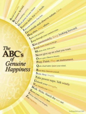 ABCs of Happiness