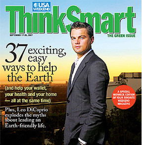Leonardo Dicaprio on the cover of Think Smart Photo 29